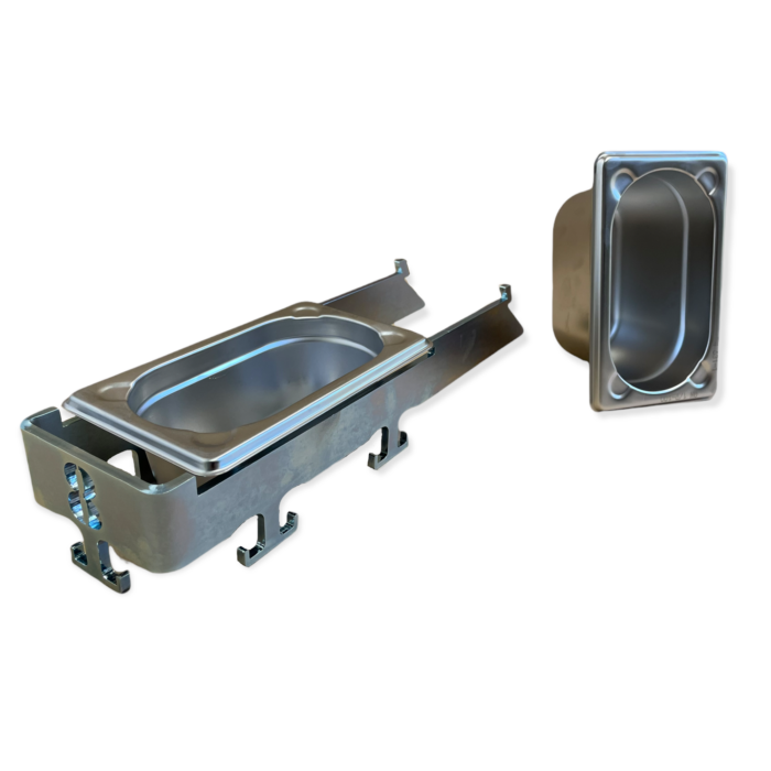Edelstahlbox aus V2a mit Deckel – Bild 2