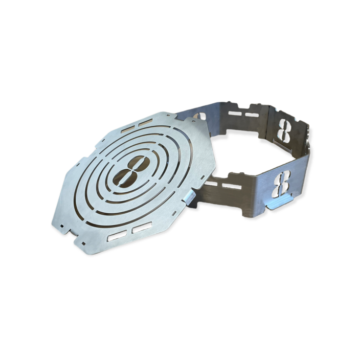 Grillerhöhung mit Abdeckung