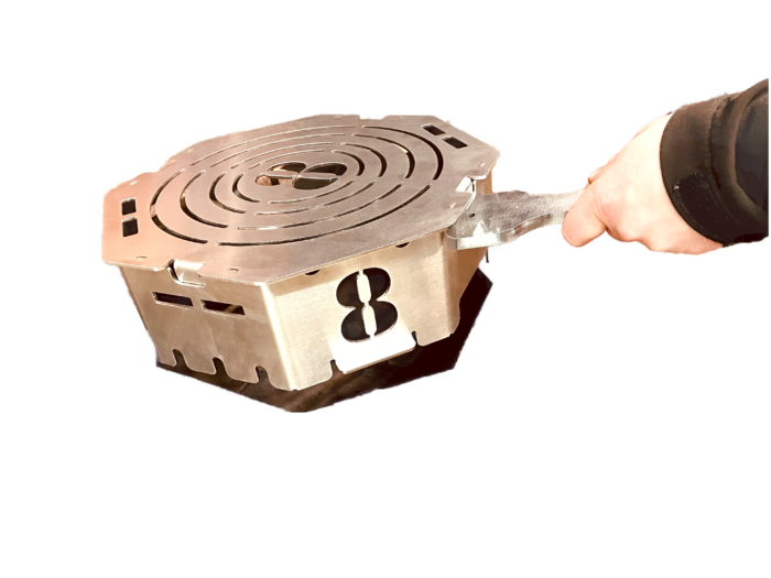 Grillerhöhung mit Abdeckung – Bild 2